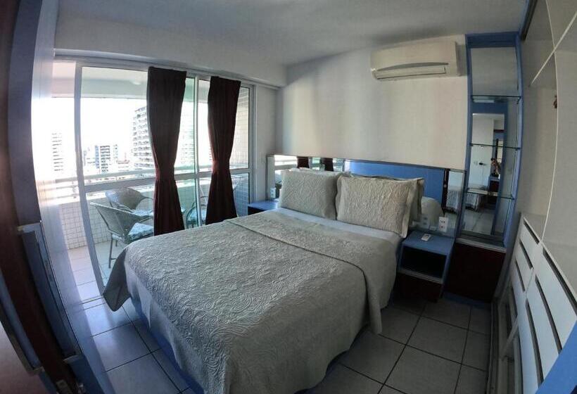 شقة غرفة نوم واحدة مزودة بشُرفة, Vip Beira Mar Residence