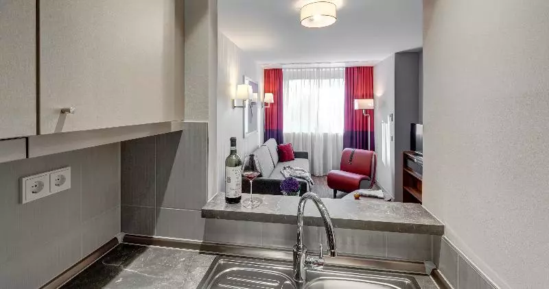 １ベッドルームアパートメント, Aparthotel Adagio Frankfurt City Messe
