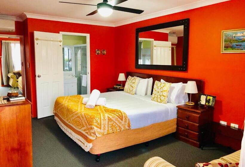 חדר דחוקס עם מיטת קינג, Aussie Rest Motel