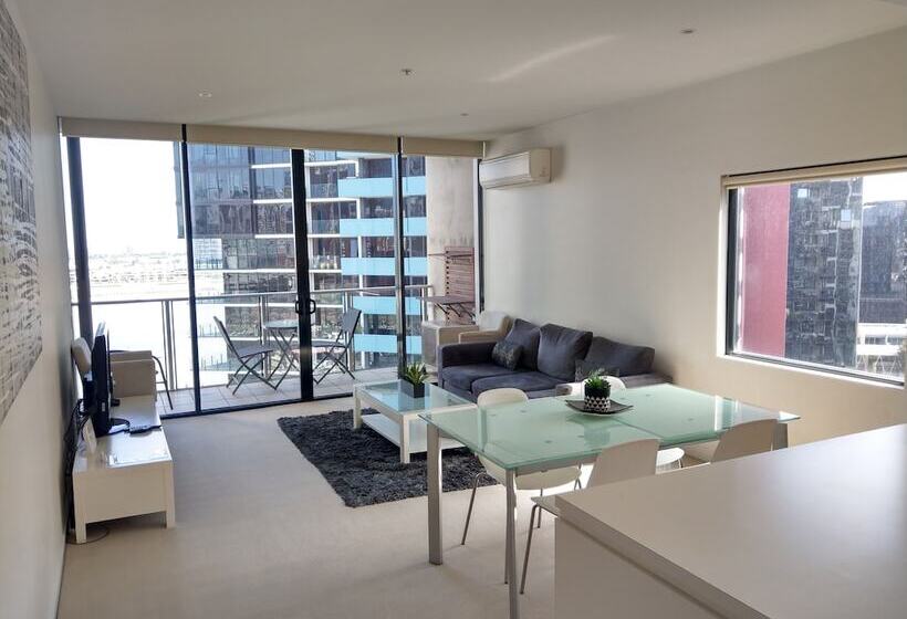 침실 2개 디럭스 아파트, Harbour Escape Apartments