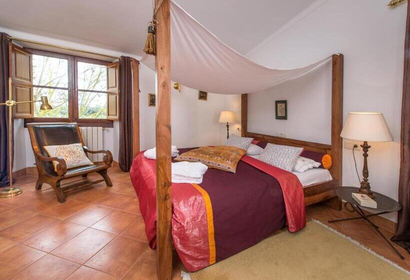 חדר דלוקס עם מרפסת טרסה, Agroturismo Fincahotel Es Llobets   Adults Only