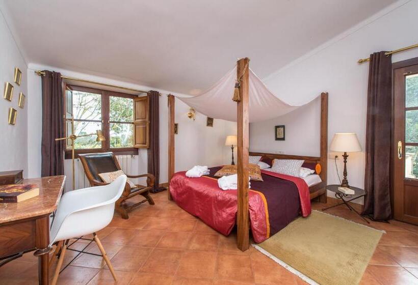 חדר דלוקס עם מרפסת טרסה, Agroturismo Fincahotel Es Llobets   Adults Only