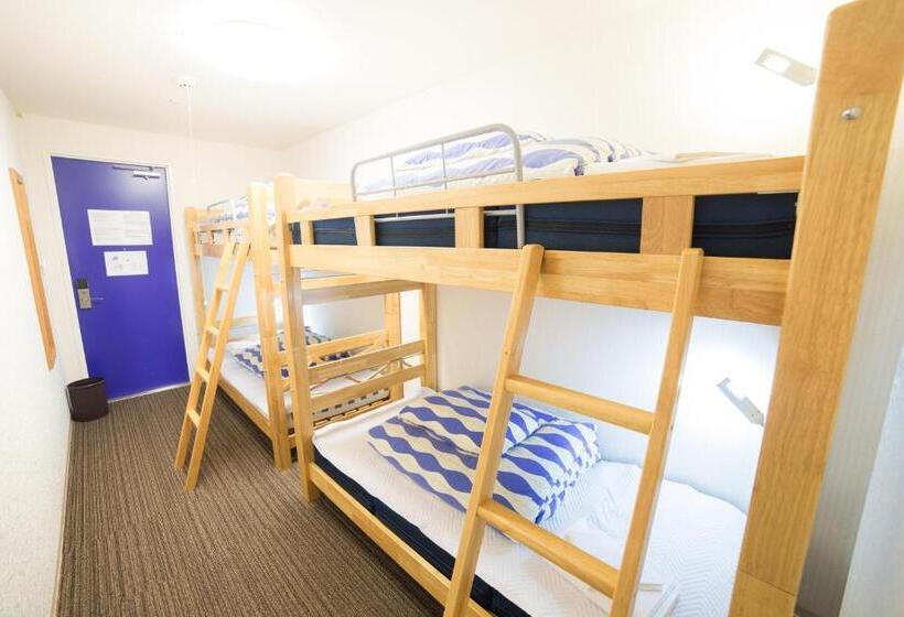 חדר אקונומי לארבעה, K S House Kyoto  Travelers Hostel