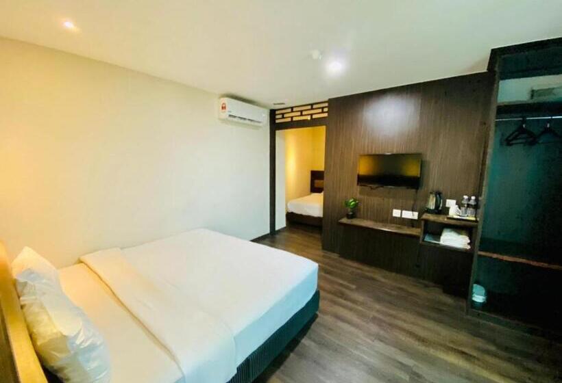 غرفة عائلية, Apple Hotel Penang