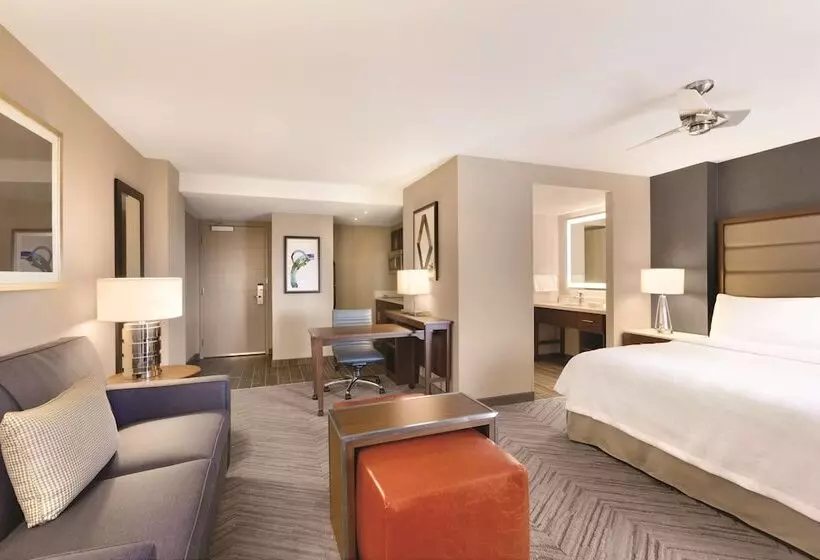 ダブルベッドのスタンダードスタジオ, Homewood Suites By Hilton Washington Dc Capitolnavy Yard