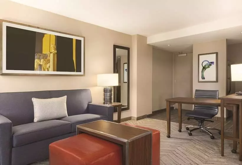 ダブルベッドのスタンダードスタジオ, Homewood Suites By Hilton Washington Dc Capitolnavy Yard