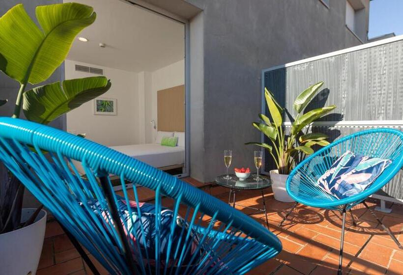 اتاق استاندارد با تراس, Smartroom Barcelona