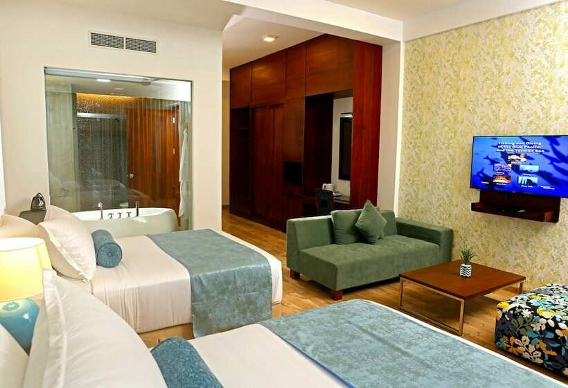 디럭스 룸, Club Waskaduwa Beach Resort & Spa