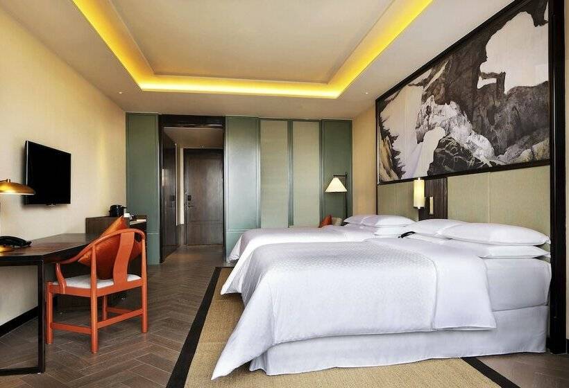 스탠다드 룸 더블 침대 2개, Four Points By Sheraton Chengdu, Anren