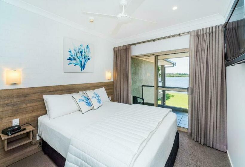 חדר משפתחתי סופריור, Moby Dick Waterfront Resort Motel