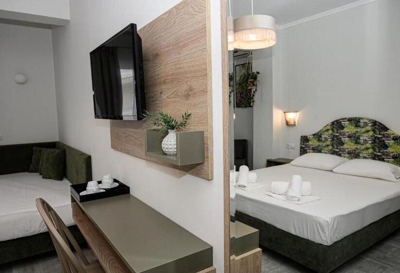 غرفة ديلوكس ثلاثية مطلة على البحر, Parthenon Art Executive Wing