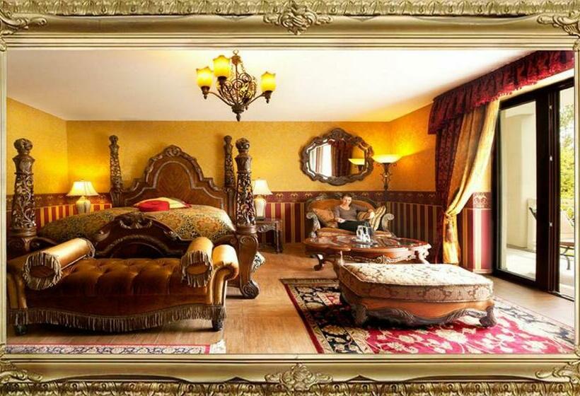 디럭스 룸 킹사이즈 침대, Burg Hotel Romantik