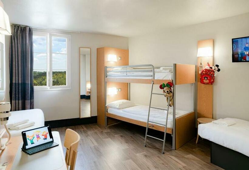 带铺位的标准四人间, B&b Hôtel Près De Disneyland Paris