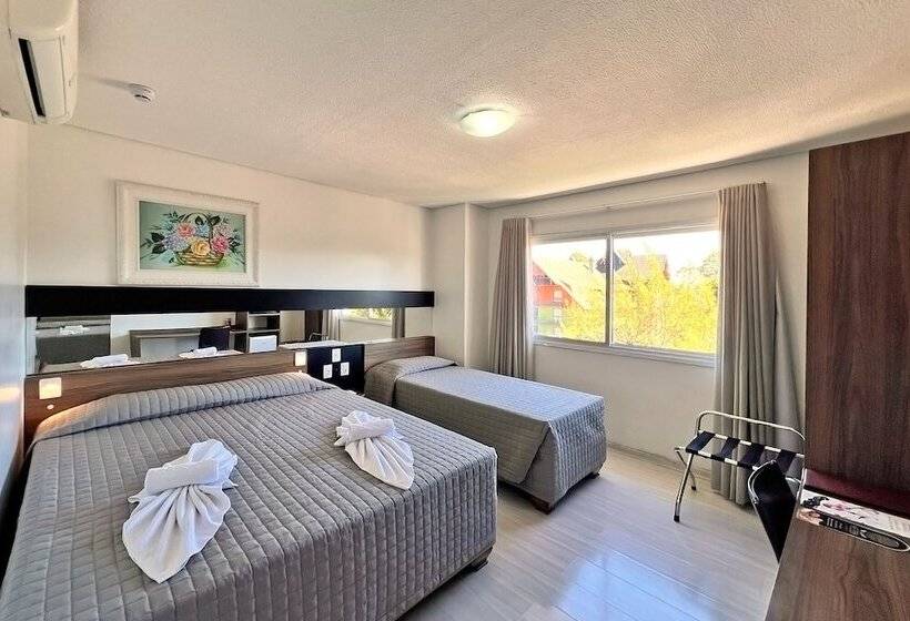 Трехместный Номер Deluxe, Sky Premium Hotel Gramado   ótima Localização