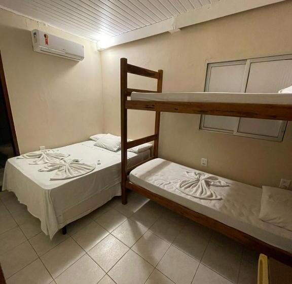 اتاق استاندارد چهار تخته, Morro De São Paulo Hospedagens