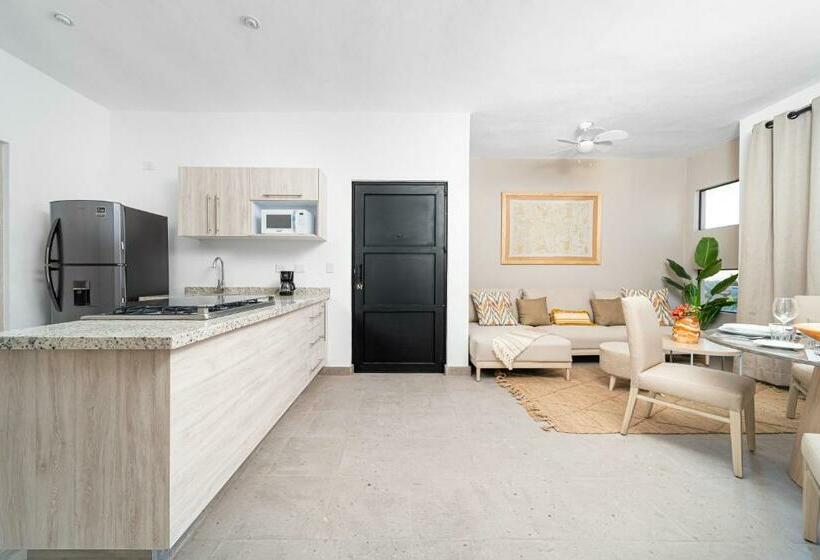 带1个卧室带花园景观的公寓, Krystal Grand Residences & Villas San Miguel de Allende