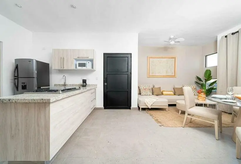 庭の見える１ベッドルームアパートメント, Krystal Grand Residences San Miguel de Allende