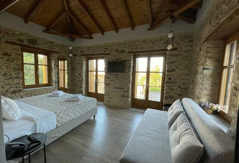 غرفة ديلوكس مزودة بشرفة, Acropolis Mystra Guesthouse