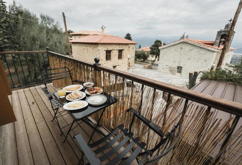 غرفة ديلوكس مزودة بشرفة, Acropolis Mystra Guesthouse