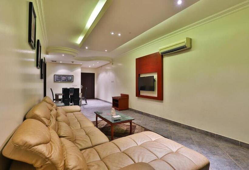 带2个卧室的公寓, قصر اليمامة للاجنحة الفندقية فرع السلام