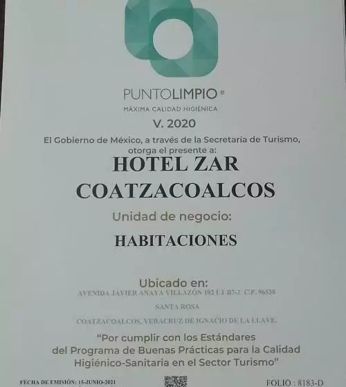 スタンダードルーム, Zar Coatzacoalcos