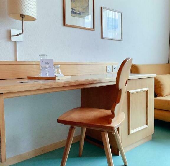 Comfort room with mountain view, Gletscherblick