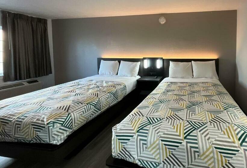 غرفة قياسية رباعية, Motel 6 Lafayette, In