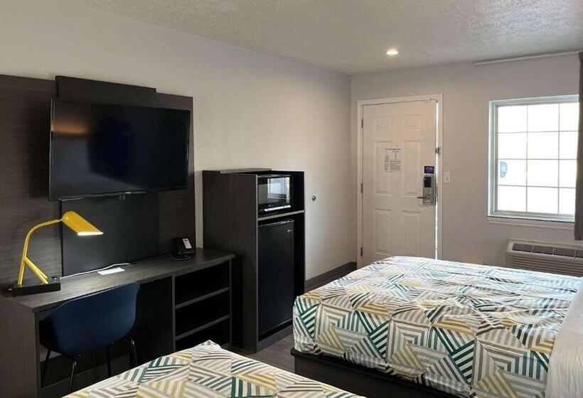 غرفة ديلوكس رباعية, Motel 6 Lafayette, In