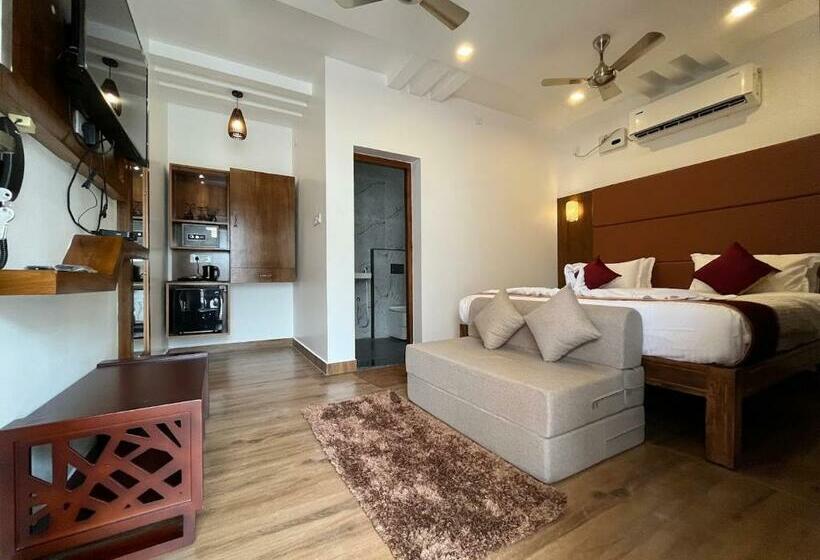 חדר סופריור לשלושה עם נוף לים, Grb Resort