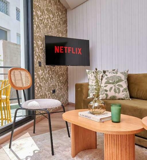 带1个卧室的豪华公寓, Stayhere Casablanca   Maarif   Elite Residence