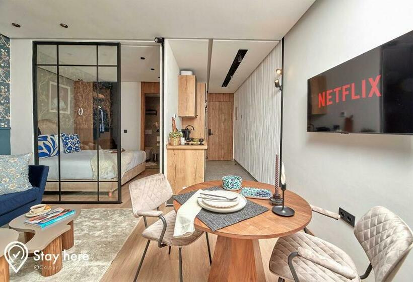 استودیو استاندارد با بالکن, Stayhere Casablanca   Maarif   Elite Residence