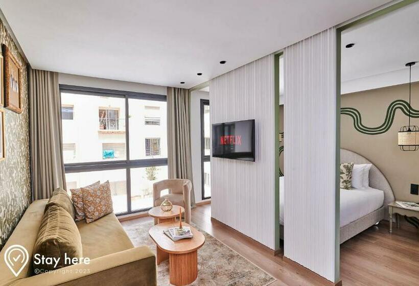 آپارتمان لوکس 1 خوابه, Stayhere Casablanca   Maarif   Elite Residence