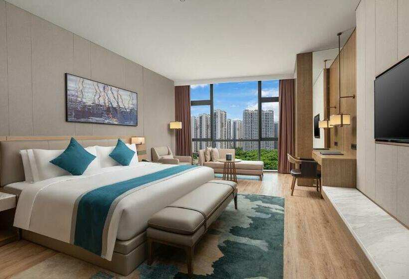 غرفة ديلوكس سرير كينج, Wyndham Garden Shenzhen Longhua