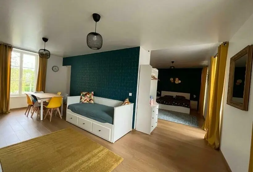 Huoneisto 1 Makuuhuone, La Maison Des Amis En Normandie