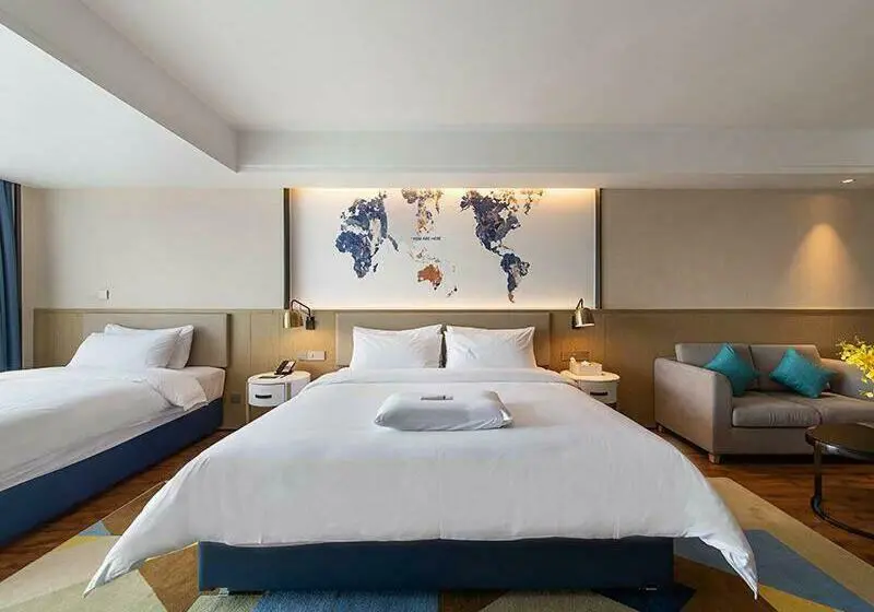 Superior Kolmen Hengen Huone, Kyriad Marvelous Hotel Kunming High Tech Zone Wuyue Plaza