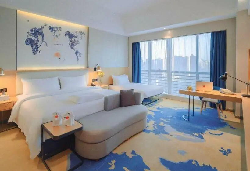 Superior Kolmen Hengen Huone, Kyriad Marvelous Hotel Zhongshan South District Conference Centre