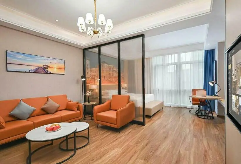 キングサイズベッドのエクゼクティブルーム, Vienna International Hotel Chongqing Central Park 5 0