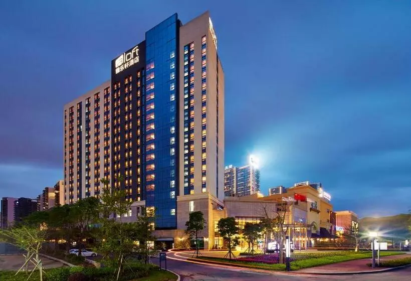 ２ダブルベッドのスタンダードルーム, Aloft Dynamic Town