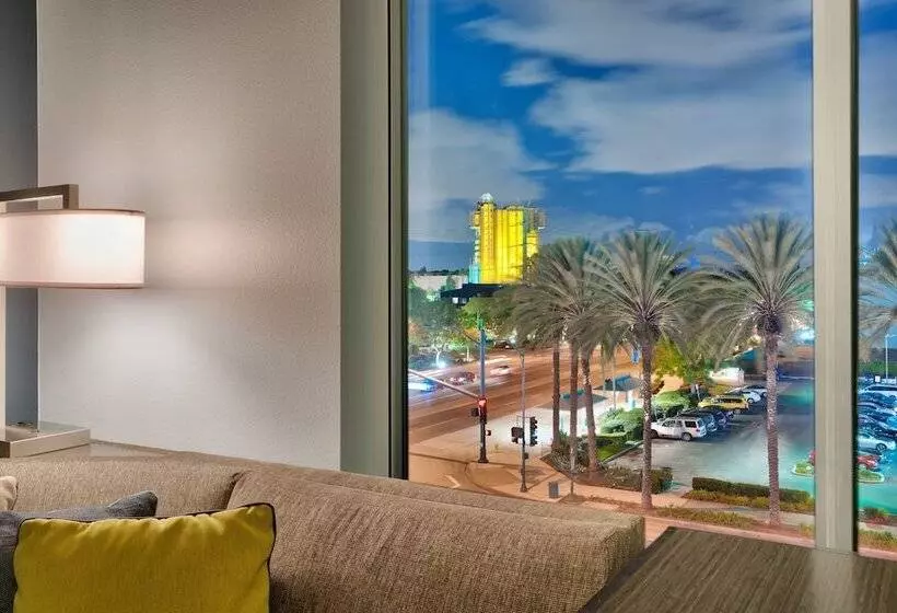 クイーンサイズベッドのスイートルーム, Hyatt House At Anaheim Resort/convention Center