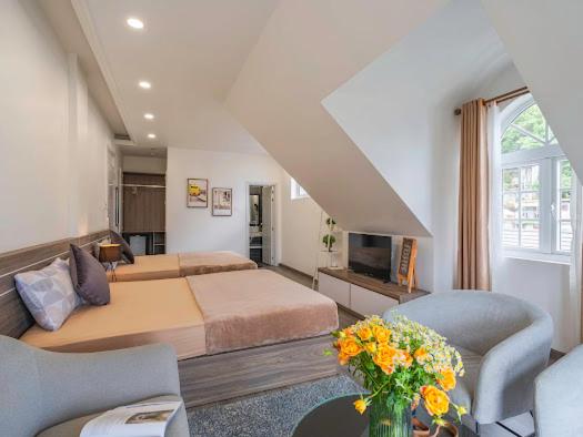 اتاق استاندارد با بالکن, La Cle  đà Lạt