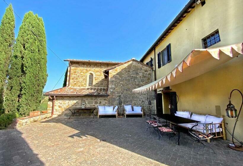 וילה דלוקס חדר שינה 1, Villa Rignana   Chianti Weddings