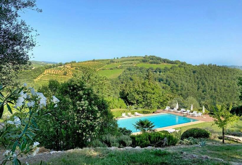 וילה דלוקס חדר שינה 1, Villa Rignana   Chianti Weddings