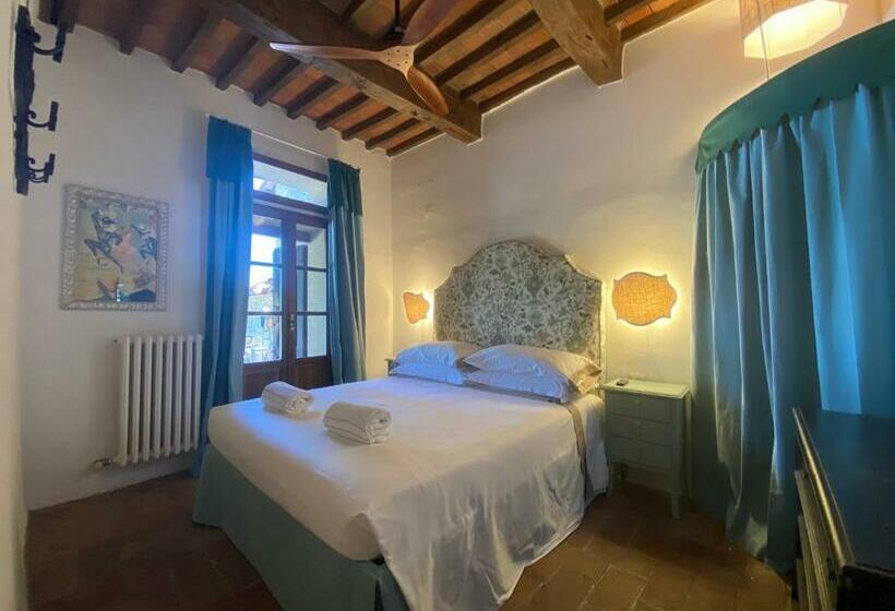デラックスビラの１ベッドルーム, Villa Rignana   Chianti Weddings
