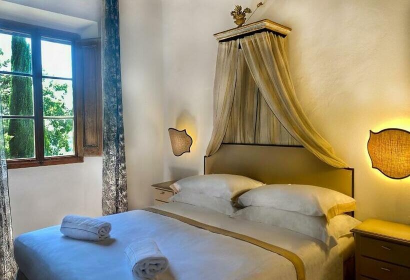 וילה דלוקס חדר שינה 1, Villa Rignana   Chianti Weddings