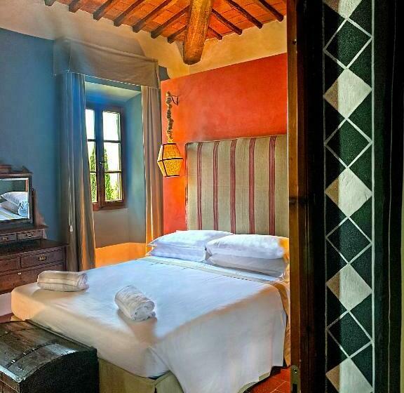 וילה דלוקס חדר שינה 1, Villa Rignana   Chianti Weddings