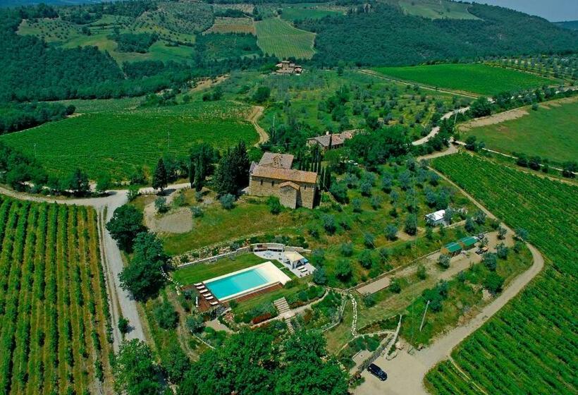 וילה דלוקס חדר שינה 1, Villa Rignana   Chianti Weddings