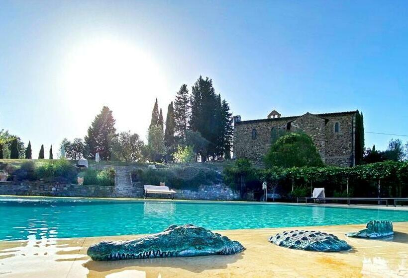 וילה דלוקס חדר שינה 1, Villa Rignana   Chianti Weddings