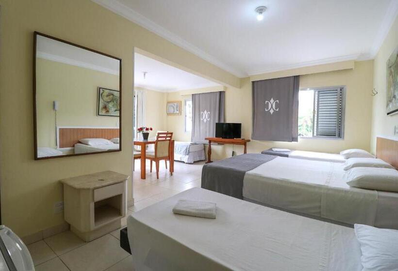 스탠다드 4인용 룸 측면 바다 전망, Charme Hotel Guarujá Frente Mar