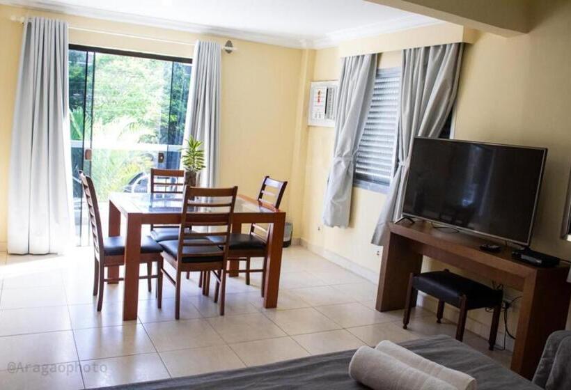 측면 바다 전망 스탠다드 3인룸, Charme Hotel Guarujá Frente Mar