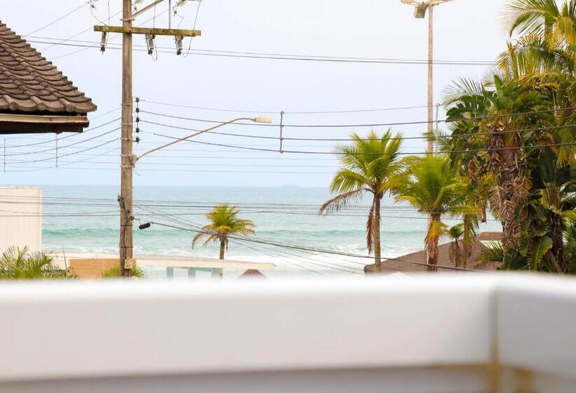 측면 바다 전망 스탠다드 3인룸, Charme Hotel Guarujá Frente Mar